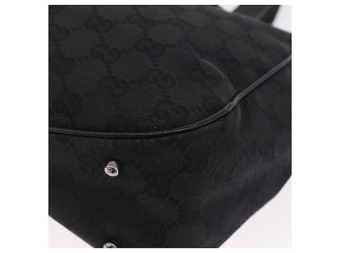 GUCCI GG Canvas Tote Bag Black Silver 113019 Auth 210930A - Jerrillo - vista 16
