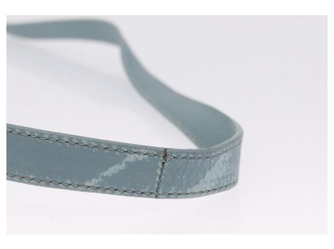 Autre Marque Saint Laurent Muse To Hand Bag Leather 2way Light Blue Gold 283731 Auth 211010V - Jerrillo - vista 11