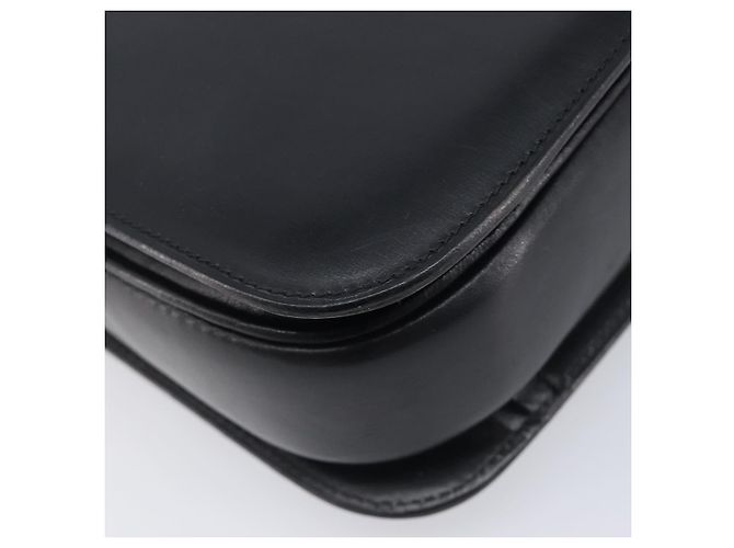Céline CELINE Horse Carriage Shoulder Bag Leather Black Gold Auth mr3168 - Jerrillo - vista 13