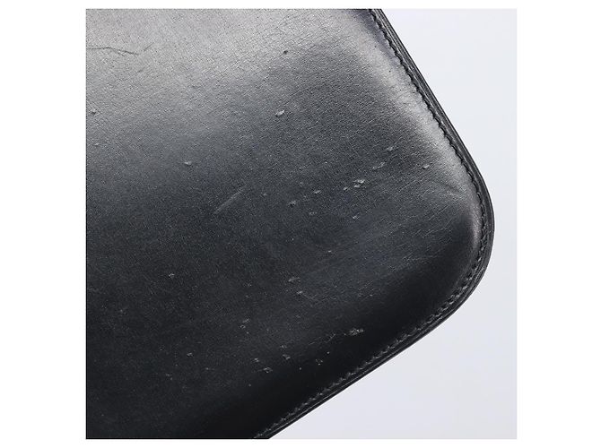 Céline CELINE Horse Carriage Shoulder Bag Leather Black Gold Auth mr3168 - Jerrillo - vista 16