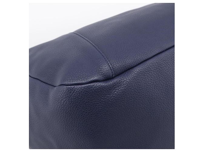 LOEWE Karie Shoulder Bag Leather Navy Gold Auth 209899V - Jerrillo - vista 17