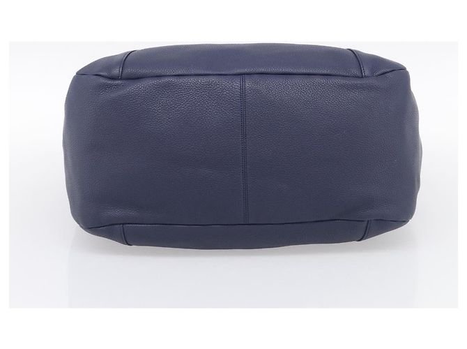 LOEWE Karie Shoulder Bag Leather Navy Gold Auth 209899V - Jerrillo - vista 5