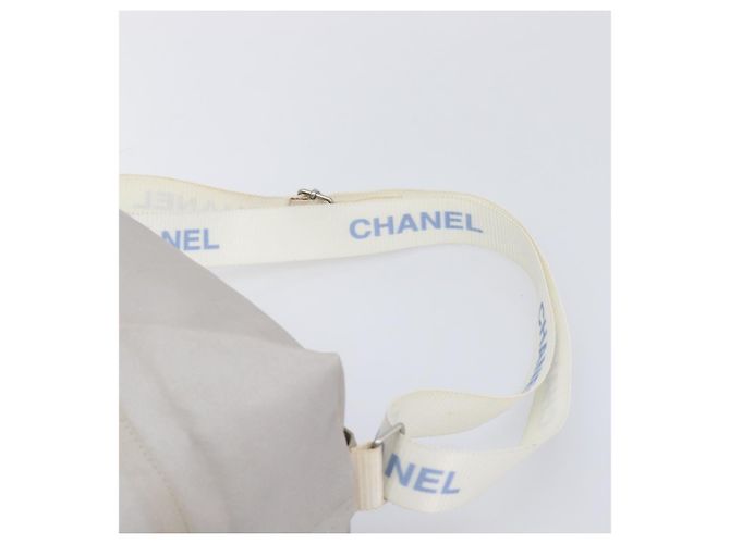 CHANEL Sports Line Shoulder Bag Nylon Gray Silver CC Auth bs37611 - Jerrillo - vista 16