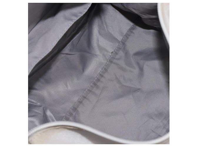 CHANEL Sports Line Shoulder Bag Nylon Gray Silver CC Auth bs37611 - Jerrillo - vista 9