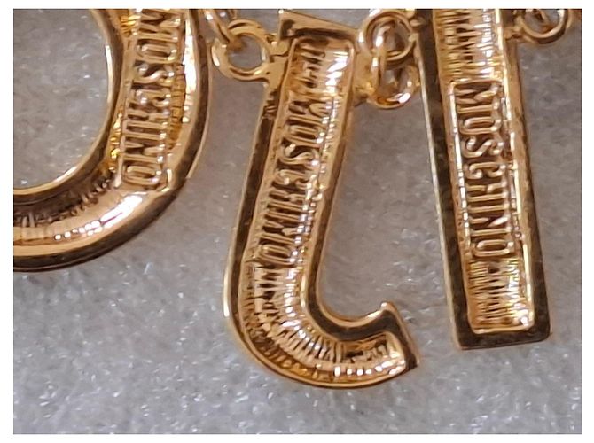 Collana Moschino "Fake Gold" - vista 10