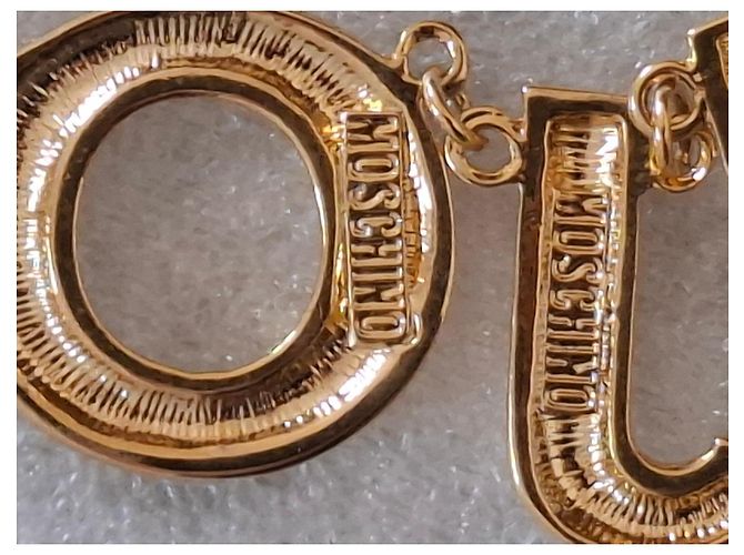Collana Moschino "Fake Gold" - vista 11