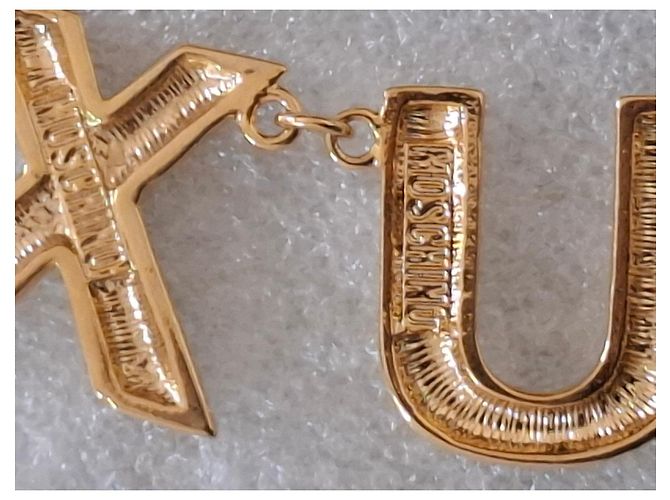 Collana Moschino "Fake Gold" - vista 12