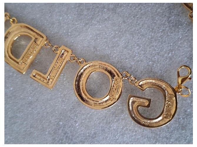 Collana Moschino "Fake Gold" - vista 5