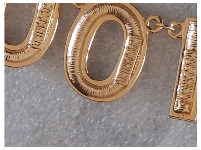 Collana Moschino "Fake Gold" - vista 6