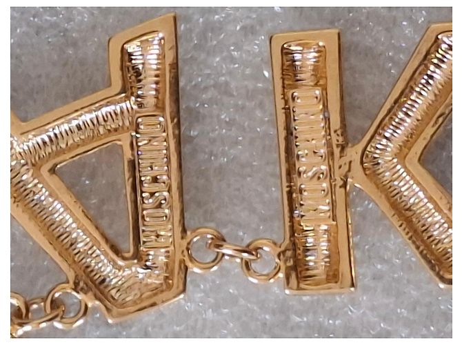 Collana Moschino "Fake Gold" - vista 8