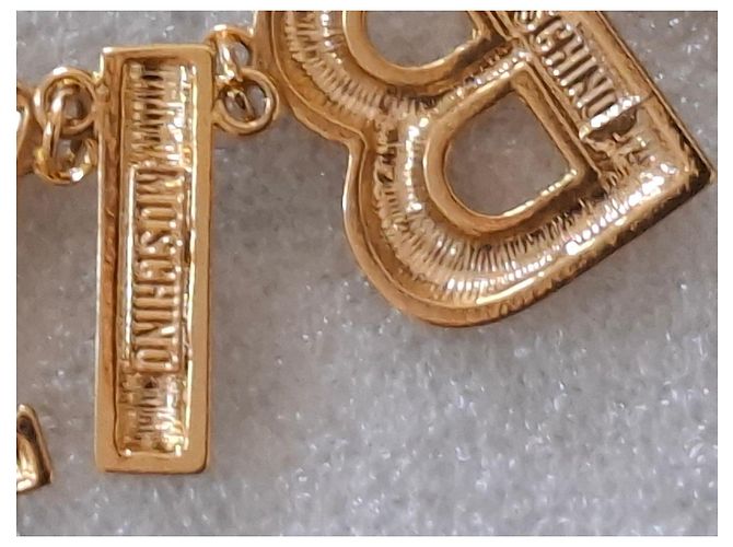 Collana Moschino "Fake Gold" - vista 9
