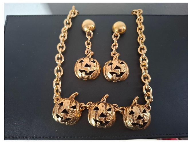 Set collana e orecchini Moschino Pumpkin - vista 2