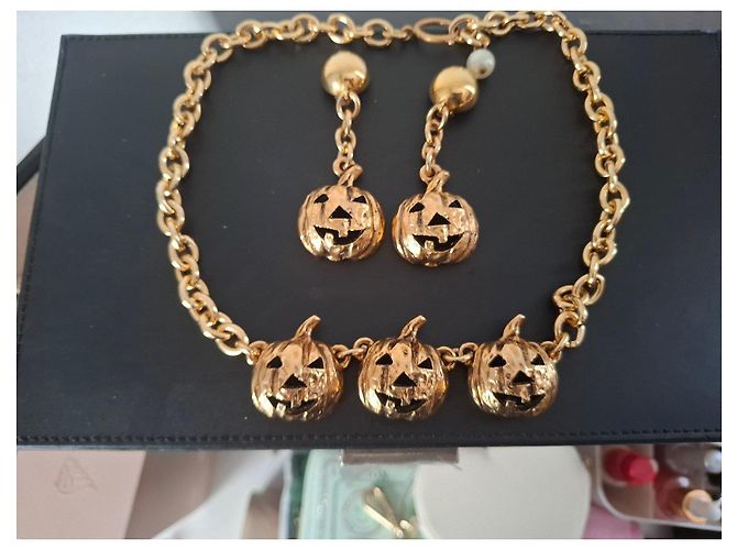 Set collana e orecchini Moschino Pumpkin - vista 3