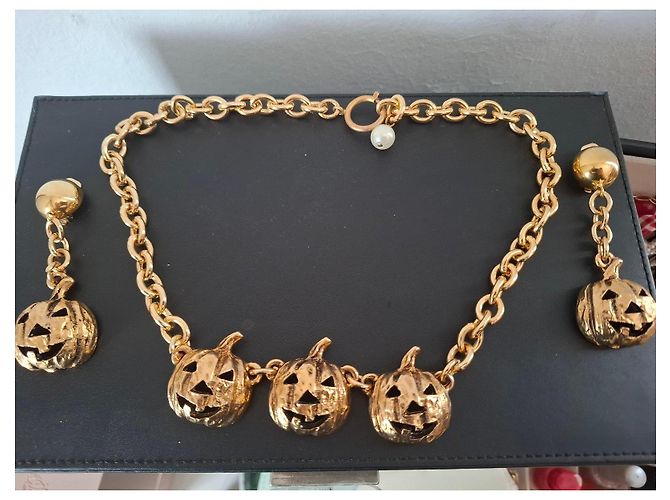 Set collana e orecchini Moschino Pumpkin - vista 6