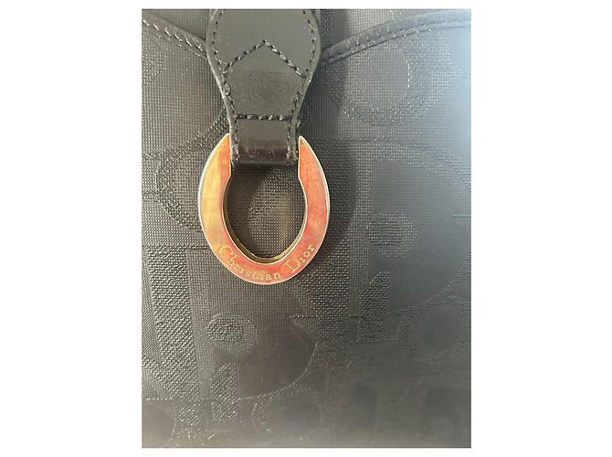 Christian DIOR Borsa shopping Monogramme in pelle nera - vista 3