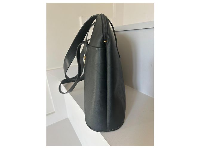 Christian DIOR Borsa shopping Monogramme in pelle nera - vista 5