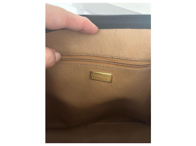 Christian DIOR Borsa shopping Monogramme in pelle nera - vista 6