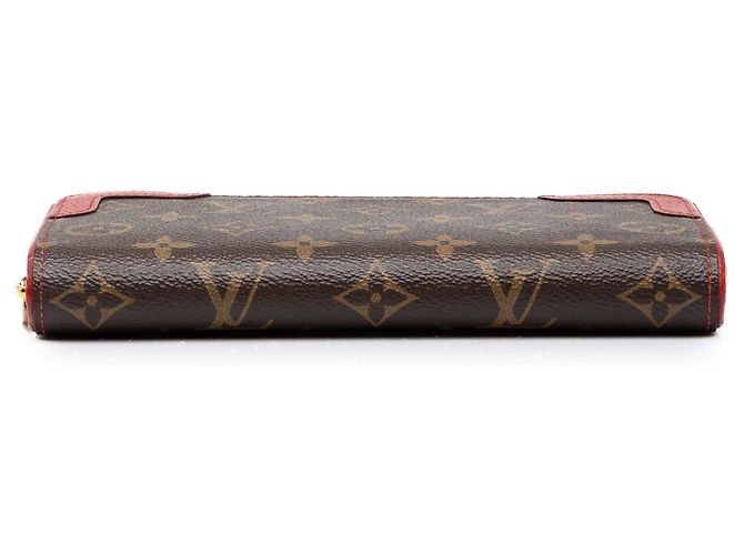 Carteira Longa Louis Vuitton Monogram Retiro Zippy Wallet Vermelha - vista 4