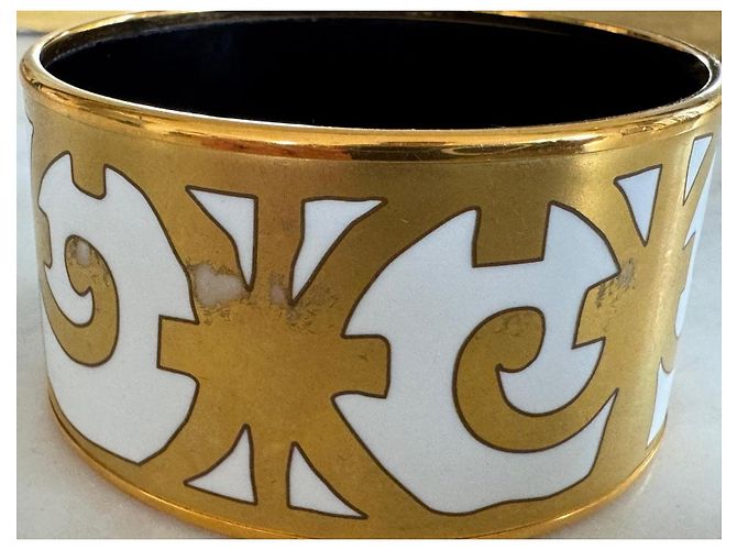 Hermès Wide Enamel Bracelet - vista 14