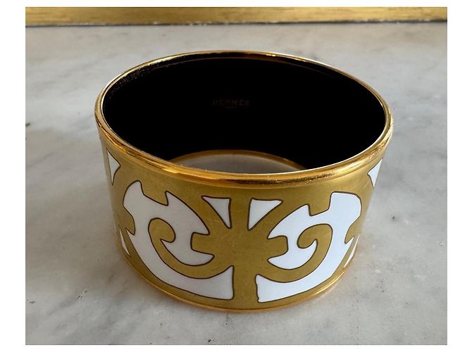 Hermès Wide Enamel Bracelet - vista 4