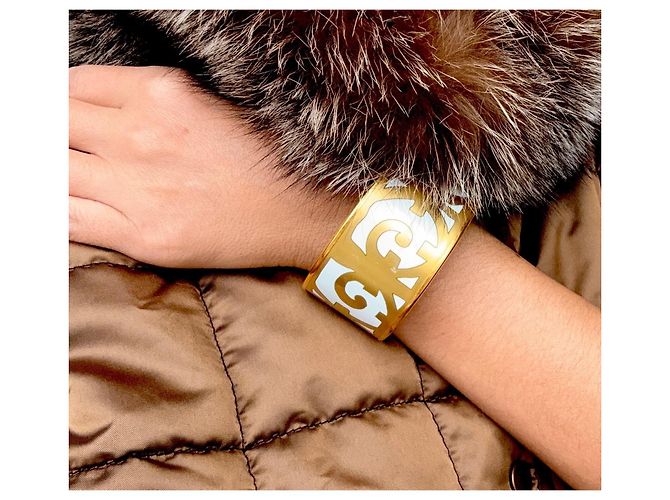 Hermès Wide Enamel Bracelet - vista 5