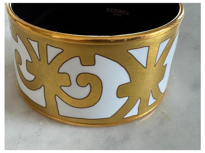 Hermès Wide Enamel Bracelet - vista 9