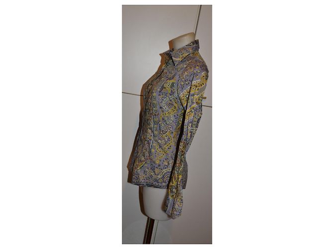 Etro Paisley Baumwollhemd Stretch - Ansicht 4