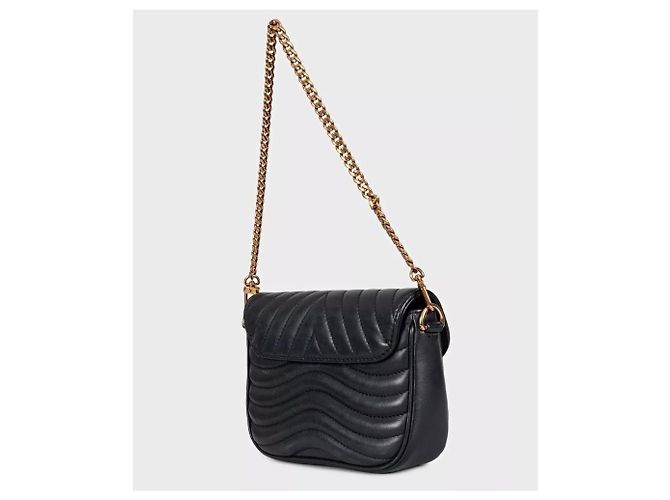 Bolsa Crossbody Louis Vuitton New Wave Multi Pochette em couro preto, seminova - vista 5