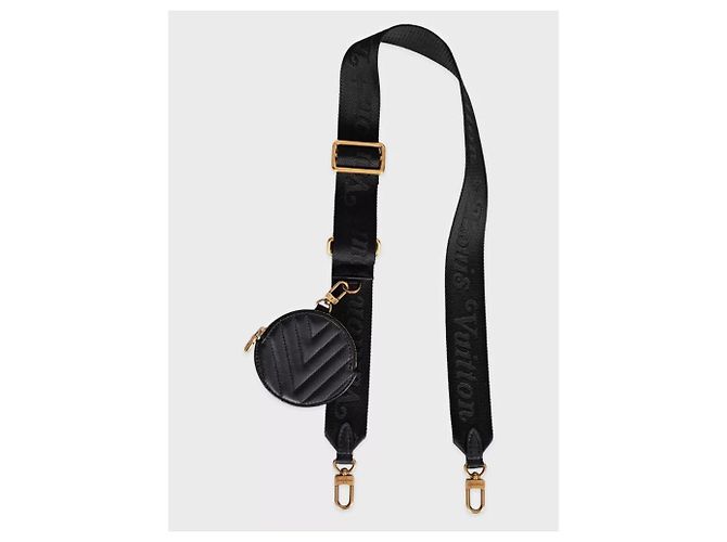 Bolsa Crossbody Louis Vuitton New Wave Multi Pochette em couro preto, seminova - vista 7