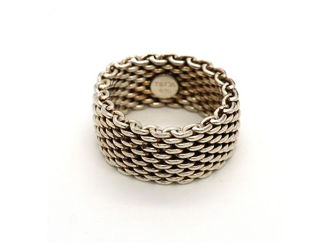 Autre Marque Anello Tiffany & Co. Somerset Mesh - vista 3