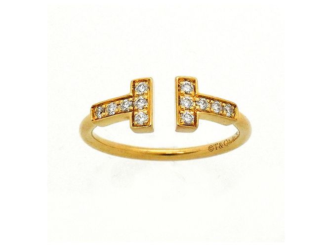 Autre Marque Anello Tiffany & Co. T-Wire Band - vista 2