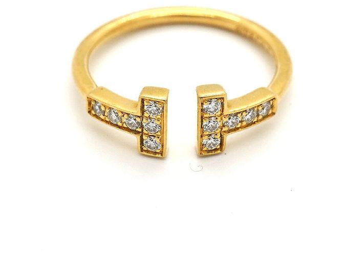 Autre Marque Anello Tiffany & Co. T-Wire Band - vista 3