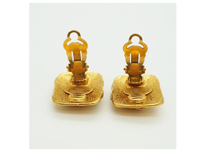 Orecchini a clip Chanel placcati oro - vista 6