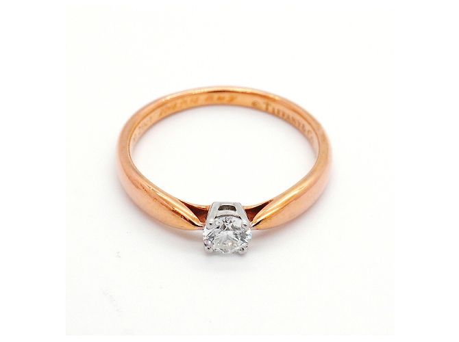 Autre Marque Bague Tiffany & Co. Harmony en or rose et platine - vue 3