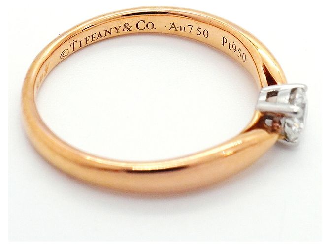 Autre Marque Bague Tiffany & Co. Harmony en or rose et platine - vue 4