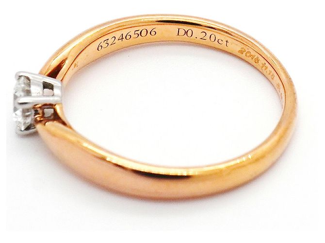 Autre Marque Bague Tiffany & Co. Harmony en or rose et platine - vue 5