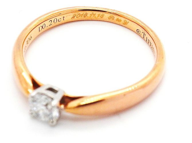 Autre Marque Bague Tiffany & Co. Harmony en or rose et platine - vue 6