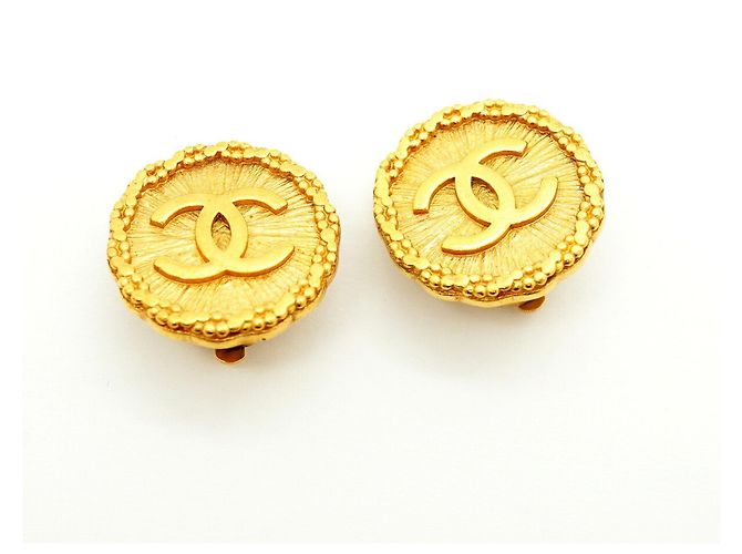 Orecchini a clip Chanel placcati in oro - vista 2