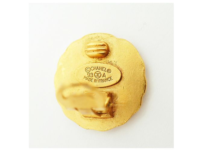 Orecchini a clip Chanel placcati in oro - vista 4