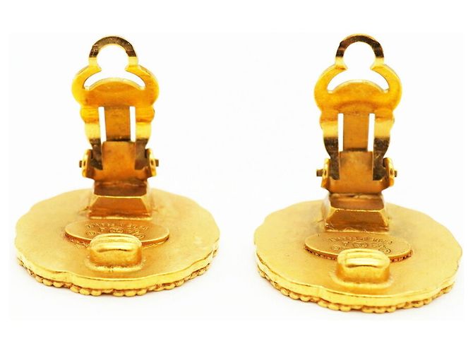 Orecchini a clip Chanel placcati in oro - vista 6