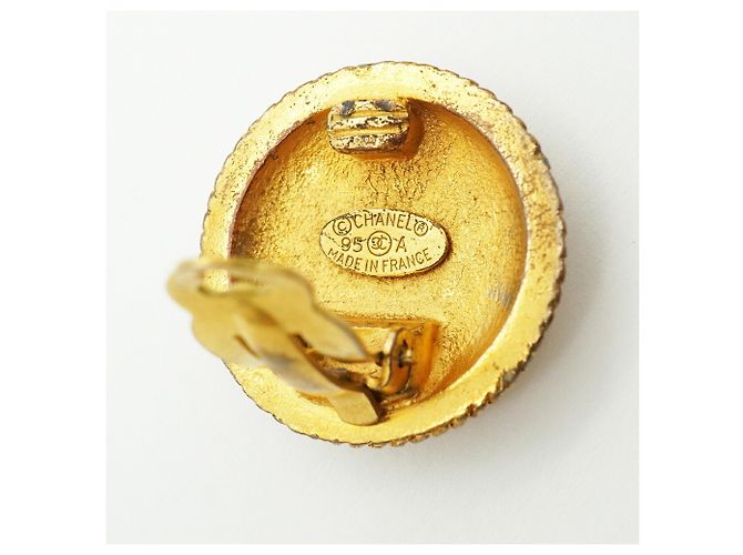 Pendientes de clip Chanel Gold - vista 4