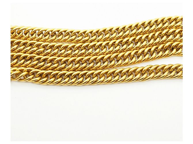 Colar banhado a ouro Chanel - vista 8