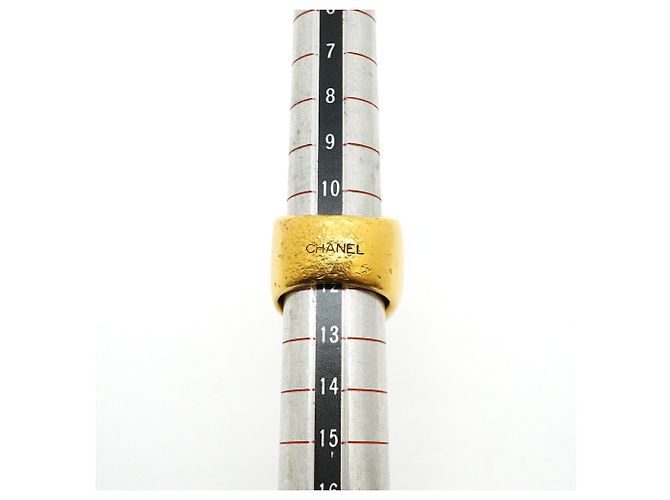 Anello a fascia Chanel placcato oro - vista 5