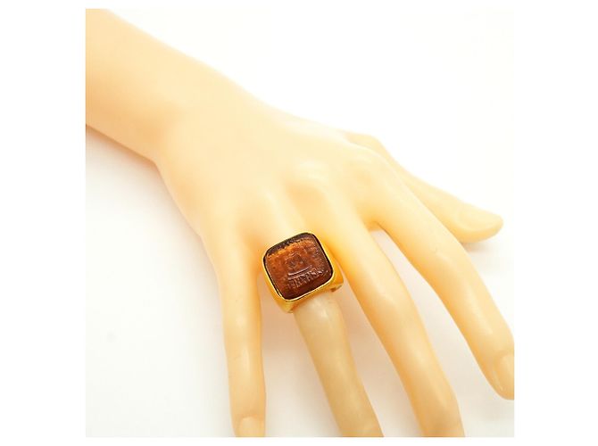 Anello a fascia Chanel placcato oro - vista 6