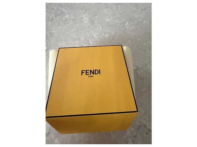 Fendi orecchini FF oro rosa - vista 4