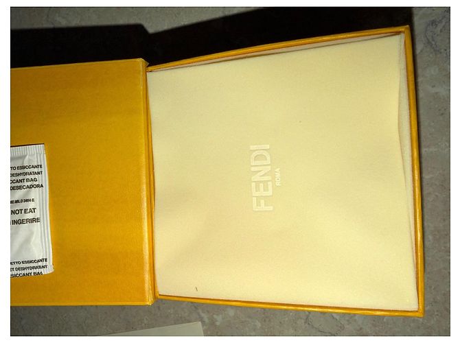 Fendi orecchini FF oro rosa - vista 5
