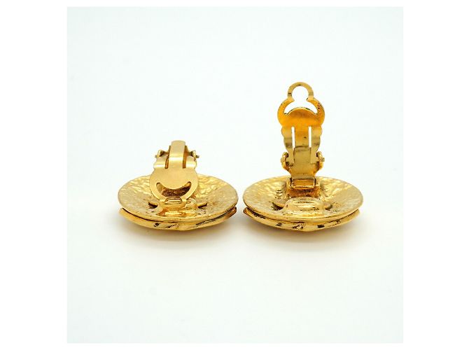 Orecchini a clip Chanel placcati in oro - vista 3