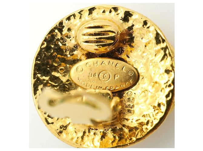 Orecchini a clip Chanel placcati in oro - vista 4
