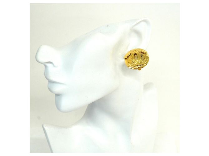 Orecchini a clip Chanel placcati in oro - vista 5