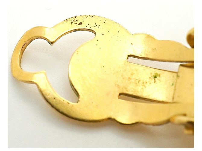 Orecchini a clip Chanel placcati in oro - vista 6